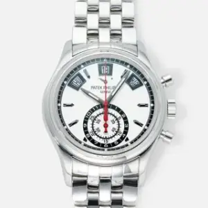 Patek Philippe Patek Philippe Annual Calendar Chronograph 5960/1A-001 40mm Stainless steel White