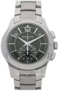 Patek Philippe Patek Philippe Annual Calendar Chronograph 5905/1A-001 42mm Stainless steel Green