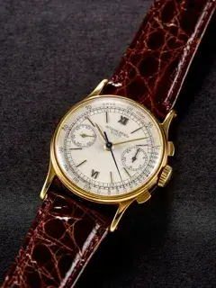 Patek Philippe Patek Philippe Chronograph 130 33mm 18k yellow gold Silver