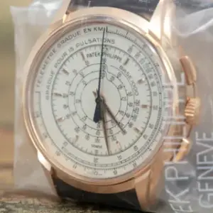 Patek Philippe Patek Philippe Multi-Scale Chronograph 5975R-001 30mm Rose gold Silver