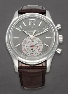 Patek Philippe Patek Philippe Annual Calendar Chronograph 5960P-001 40.5mm Platinum Gray