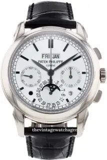 Patek Philippe Patek Philippe Perpetual Calendar Chronograph 5270G 41mm White gold Silver