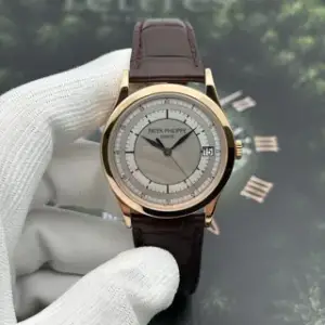 Patek Philippe Patek Philippe Calatrava 5296R-001 38mm Rose gold Silver