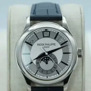 Patek Philippe Patek Philippe Annual Calendar 5205G-001 40.2mm White gold Silver