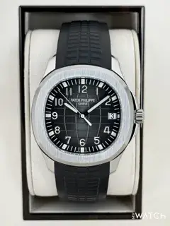 Patek Philippe Patek Philippe Aquanaut 5176A-001 40mm Stainless steel Gray and Dark gray