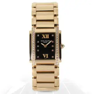 Patek Philippe Patek Philippe Twenty~4 4 4910/11R-001 22mm Rose gold Black