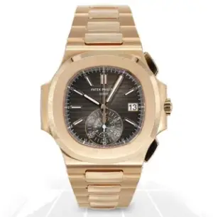 Patek Philippe Patek Philippe Nautilus 5980/1R-001 40.5mm Rose gold Black