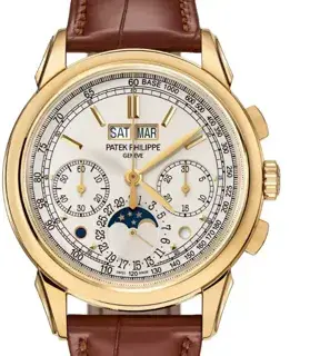 Patek Philippe Patek Philippe Perpetual Calendar Chronograph 5270J 41mm Yellow gold Silver