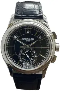 Patek Philippe Patek Philippe Annual Calendar Chronograph 5905P-010 42mm Platinum Black