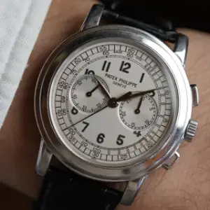 Patek Philippe Patek Philippe Chronograph 5070G-001 42mm White gold Silver