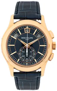 Patek Philippe Patek Philippe Annual Calendar Chronograph 5905R-010 42mm Rose gold Blue