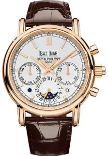 Patek Philippe Patek Philippe Perpetual Calendar Split-Seconds Chronograph 5204R-001 40mm Rose gold Silver
