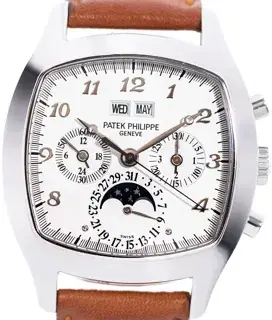 Patek Philippe Patek Philippe Perpetual Calendar Chronograph 5020P 37mm Platinum Silver