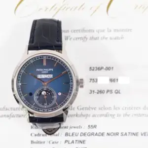 Patek Philippe Patek Philippe Perpetual Calendar 5236P-001 41.5mm Platinum Blue