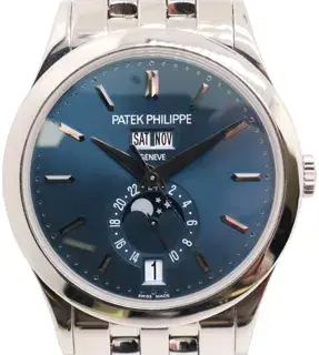 Patek Philippe Patek Philippe Annual Calendar 5396/1G-001 38.5mm White gold Blue