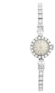 Patek Philippe Patek Philippe Rectangular Watch 15mm Platinum Silver