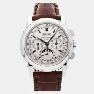Patek Philippe Patek Philippe Perpetual Calendar Chronograph 5970G-001 40mm White gold Silver