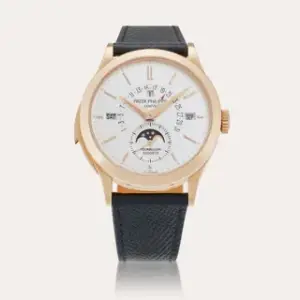 Patek Philippe Patek Philippe Tourbillon Minute Repeater Perpetual Calendar 5216R-001 39.5mm Rose gold Silver