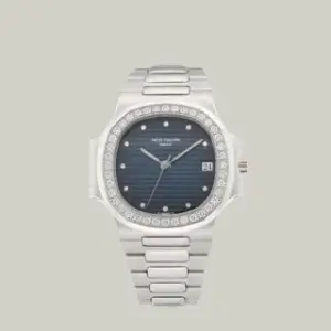 Patek Philippe Patek Philippe Nautilus 3800/3 37mm White gold Blue