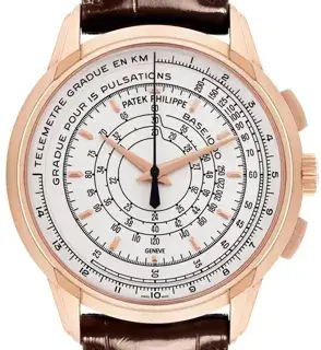 Patek Philippe Patek Philippe Multi-Scale Chronograph 5975R 40mm Rose gold Silver