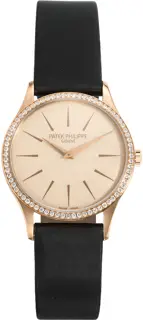 Patek Philippe Patek Philippe Calatrava 4897R-010 33mm Rose gold Cream