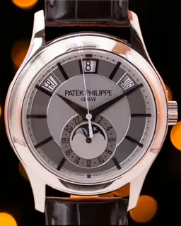 Patek Philippe Patek Philippe Annual Calendar 5205G-001 40mm White gold Silver