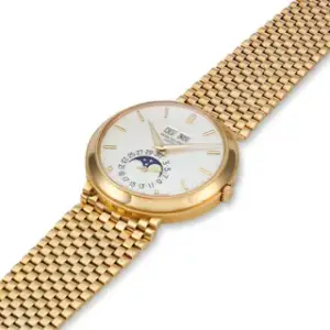 Patek Philippe Patek Philippe Perpetual Calendar 3448/1J 37.5mm Yellow gold Silver