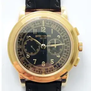 Patek Philippe Patek Philippe Chronograph 5070J-001 42mm Yellow gold Black