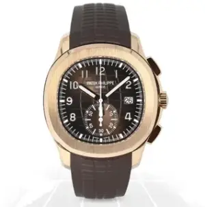 Patek Philippe Patek Philippe Aquanaut 5968R-001 41mm Rose gold Brown