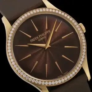 Patek Philippe Patek Philippe Calatrava 4897R-001 33mm Rose gold Brown
