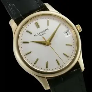 Patek Philippe Patek Philippe Calatrava 3998J-001 34mm Yellow gold Silver