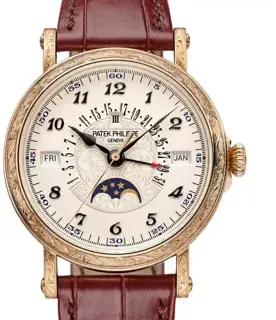Patek Philippe Patek Philippe Perpetual Calendar 5160/500R 38mm Rose gold Silver