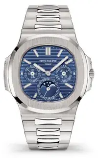 Patek Philippe Patek Philippe Nautilus 5740/1G-001 MOON 40mm White gold Blue