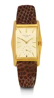 Patek Philippe Patek Philippe Rectangular Watch 2554 28mm Yellow gold Silver