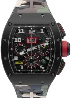 Richard Mille Richard Mille RM 011 Felipe Massa RM011 AL CA 40mm Carbon fiber and Ceramic