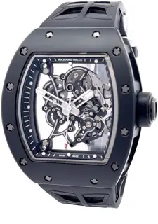Richard Mille Richard Mille RM 055 RM055 AN Ti 50mm Ceramic Skeletonized