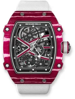 Richard Mille Richard Mille RM 67-02 MON-01555 38.5mm Carbon fiber and Quartz TPT Skeletonized