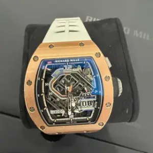Richard Mille Richard Mille RM 030 RM030 50mm Rose gold Skeletonized
