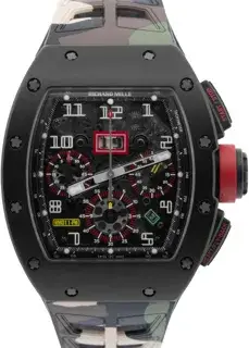 Richard Mille Richard Mille RM 011 RM011-FM AL CA 40mm Carbon fiber and Ceramic Skeletonized