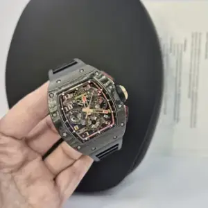 Richard Mille Richard Mille RM 011 RM011 NTPT 42.5mm Carbon fiber and Rose gold Skeletonized