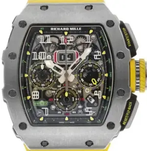 Richard Mille Richard Mille RM 011 RM11-03 Ti 50mm Titanium Skeletonized