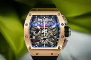 Richard Mille Richard Mille RM 011 RM011 40mm Rose gold and Titanium clear