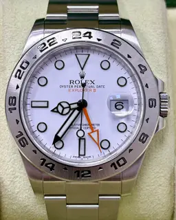 Rolex Rolex Explorer II 216570 42mm Stainless steel White