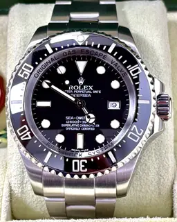 Rolex Rolex Sea-Dweller Deepsea 116660 44mm Stainless steel Black