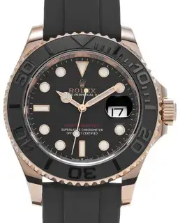 Rolex Rolex Yacht-Master 126655 40mm Rose gold Black