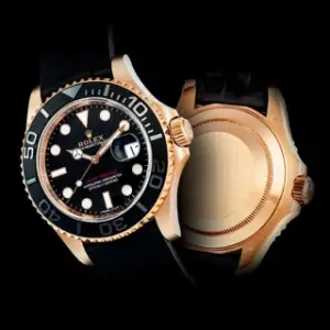 Rolex Rolex Yacht-Master 116655 40mm Rose gold Black
