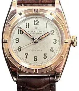 Rolex Rolex Oyster Perpetual 3372 32mm Rose gold Silver