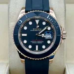Rolex Rolex Yacht-Master 116655-0001 40mm Rose gold Black