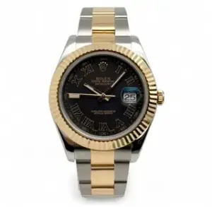 Rolex Rolex Datejust 116333 41mm Yellow gold and Stainless steel Black