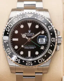 Rolex Rolex GMT-Master II 116710LN 40mm Stainless steel Black